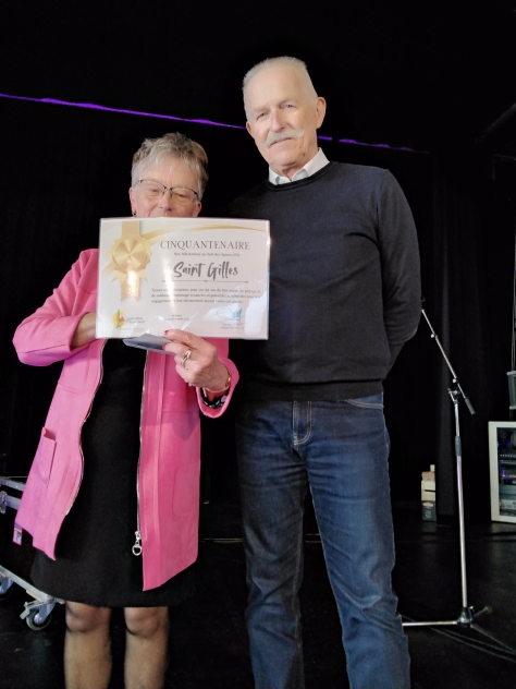 remise du diplôme des50 ans